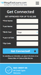 Mobile Screenshot of megafastloans.com